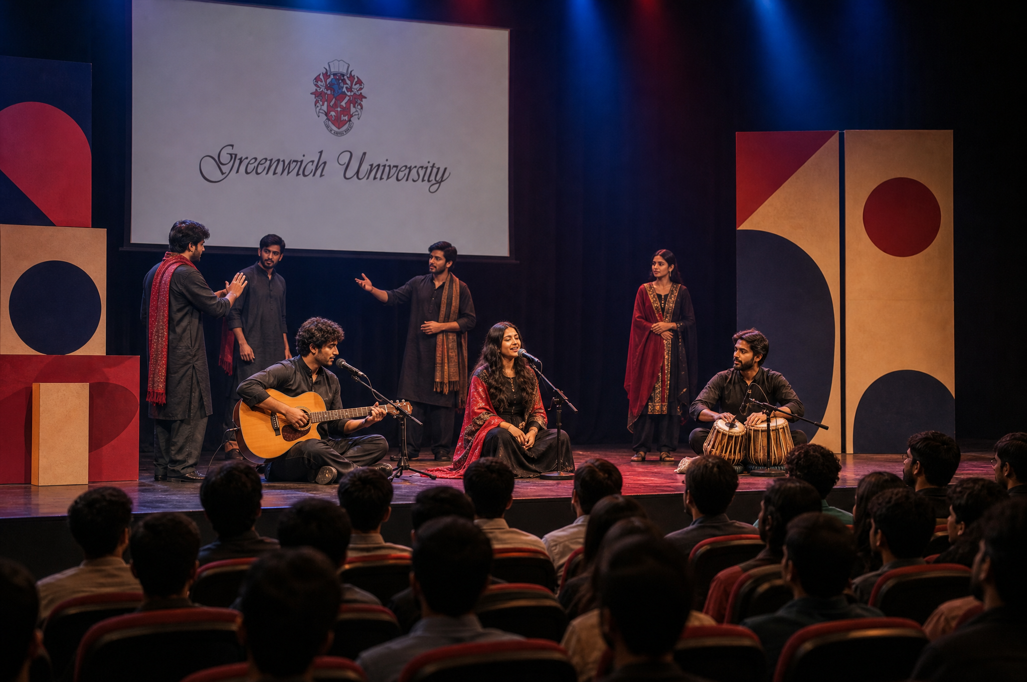 Arts and performance at Greenwich University, Karachi